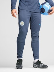 Puma Blue Manchester City Training Trousers - Image 1 of 3