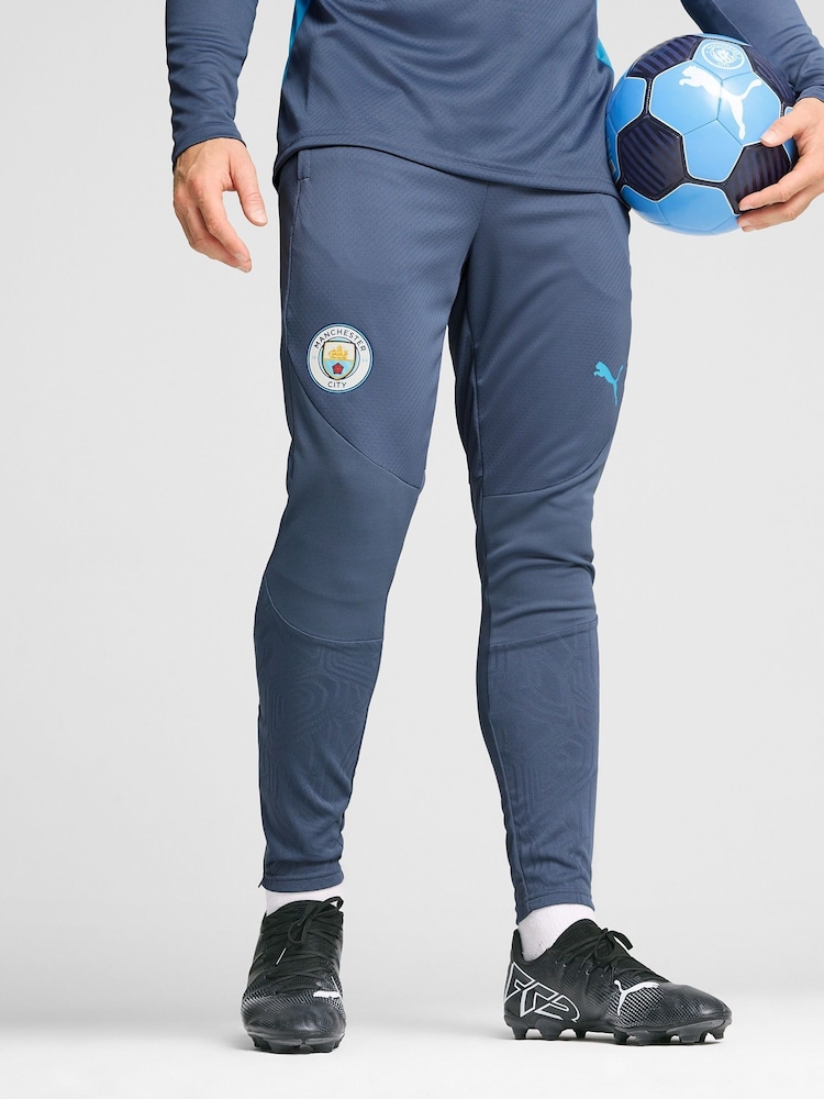 Puma Blue Manchester City Training Trousers - Image 1 of 3