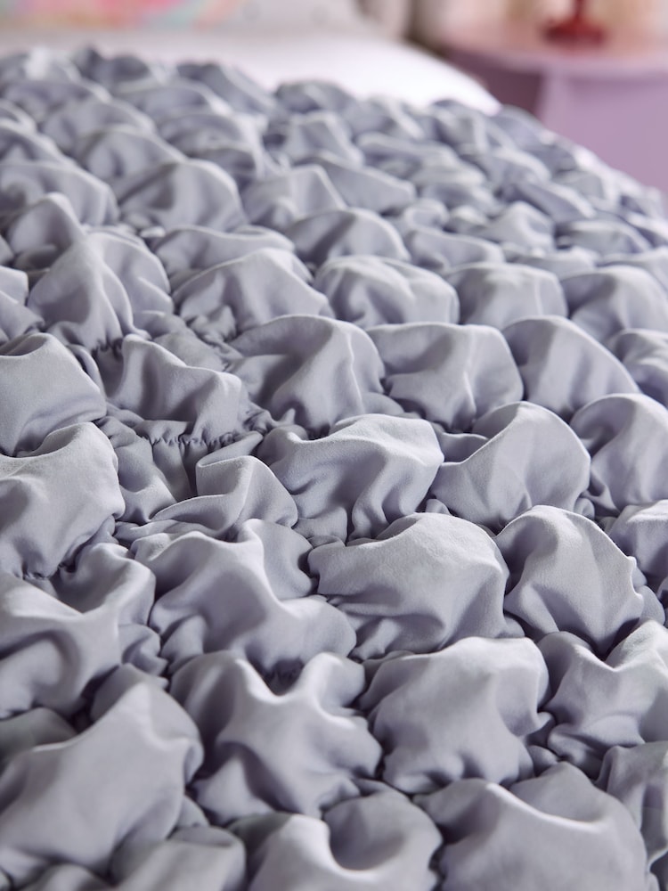 Lilac Marshmallow Textured Throw - Image 2 of 4