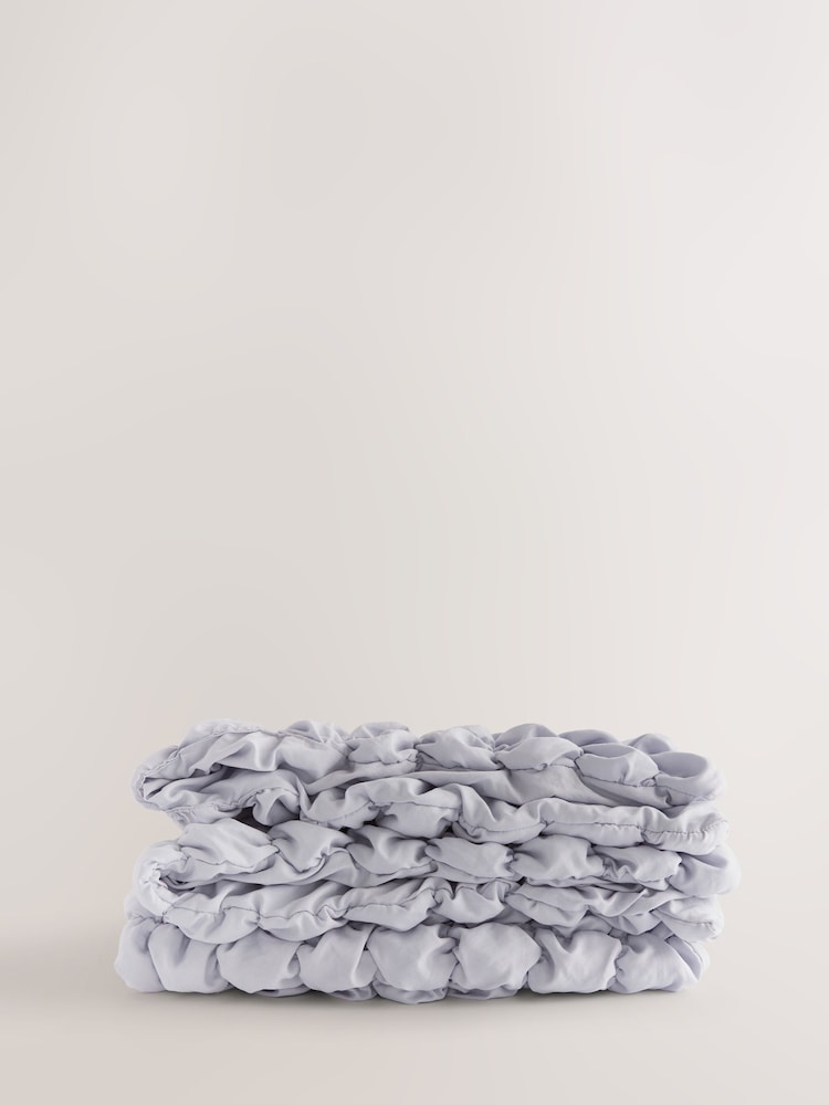 Lilac Marshmallow Textured Throw - Image 4 of 4