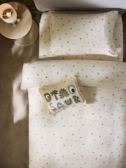 Crinkle Muslin 100% Cotton Duvet Cover and Pillowcase Set - Image 2 of 6