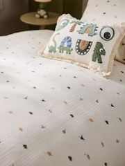 Crinkle Muslin 100% Cotton Duvet Cover and Pillowcase Set - Image 3 of 6