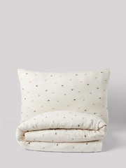 Crinkle Muslin 100% Cotton Duvet Cover and Pillowcase Set - Image 5 of 6