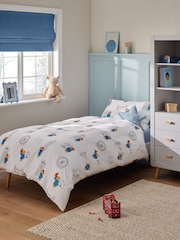 White Paddington Duvet Cover and Pillowcase Set - Image 1 of 6