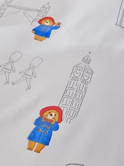White Paddington Duvet Cover and Pillowcase Set - Image 3 of 6