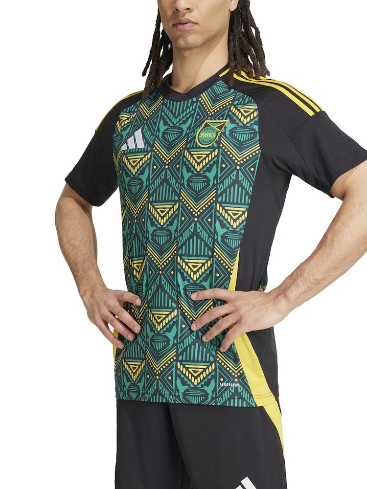 adidas Black Jamaica Away Shirt 2024-25 - Image 1 of 5