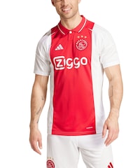 adidas White Ajax Home Shirt 2024-25 - Image 4 of 5