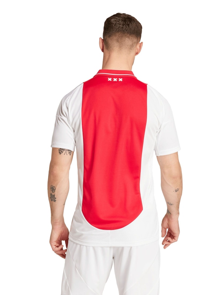 adidas White Ajax Home Shirt 2024-25 - Image 5 of 5
