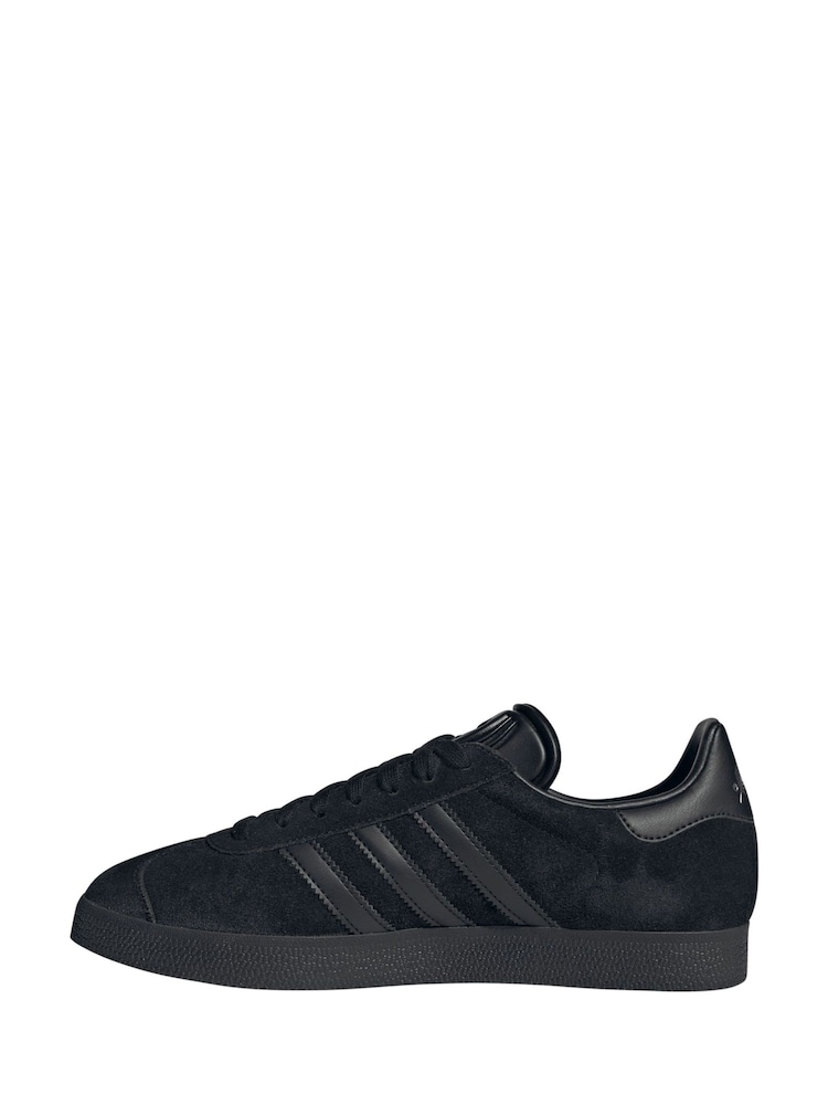 adidas Black New Zealand Rugby Gazelle Trainers - Image 2 of 5