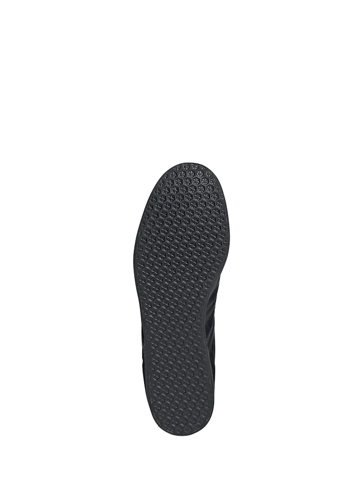adidas Black New Zealand Rugby Gazelle Trainers - Image 3 of 5