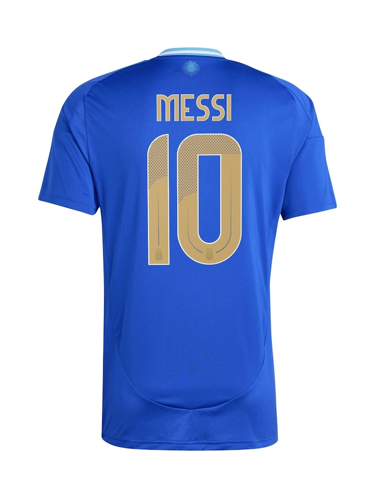 adidas Blue Argentina Away Shirt 2024 with Messi 10 Printing - Image 3 of 3
