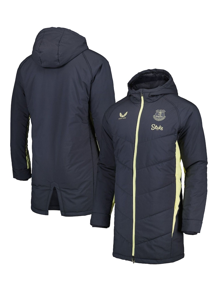 Castore Grey Everton Players Training Bench Jacket - Image 1 of 3