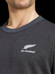 adidas Black All Melange Sweatshirt - Image 3 of 3