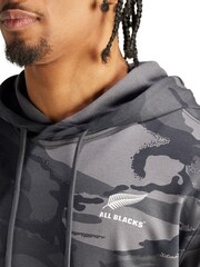 adidas Grey All Blacks Camo Grey Hoodie - Image 3 of 4