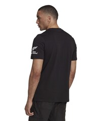 adidas Black 100% Cotton Maori Graphic T-Shirt - Image 2 of 4