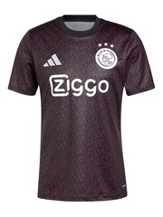 adidas Black Ajax Pre Match Shirt - Image 4 of 5