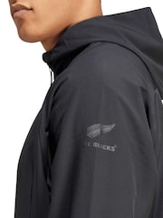 adidas Black All Woven Hoodie - Image 3 of 4