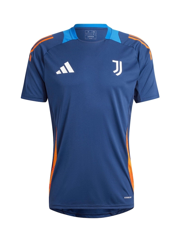 adidas Blue Juventus Training Jersey - Image 2 of 3