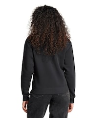 adidas Black Womens All Crew Sweatshirt - Image 2 of 3
