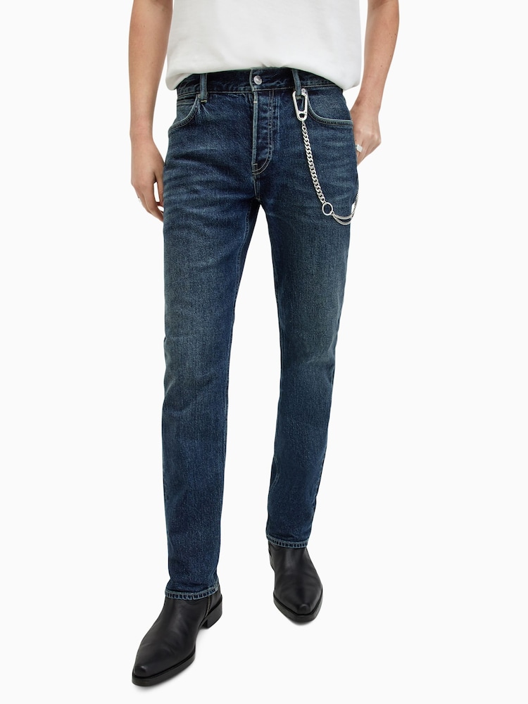 Синий - AllSaints Iggy Jeans - Изображение 1 из 9
