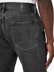 AllSaints Black Reid 100% Cotton Jeans - Image 5 of 7