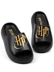 Vanilla Underground Black Harry Potter Sliders - Image 4 of 5