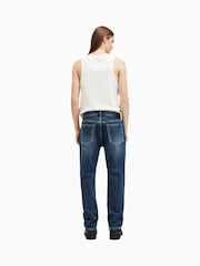 AllSaints Blue Reid 100% Cotton Jeans - Image 4 of 8