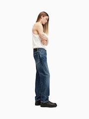 AllSaints Blue Reid 100% Cotton Jeans - Image 5 of 8