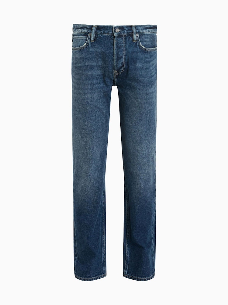 AllSaints Blue Reid 100% Cotton Jeans - Image 8 of 8