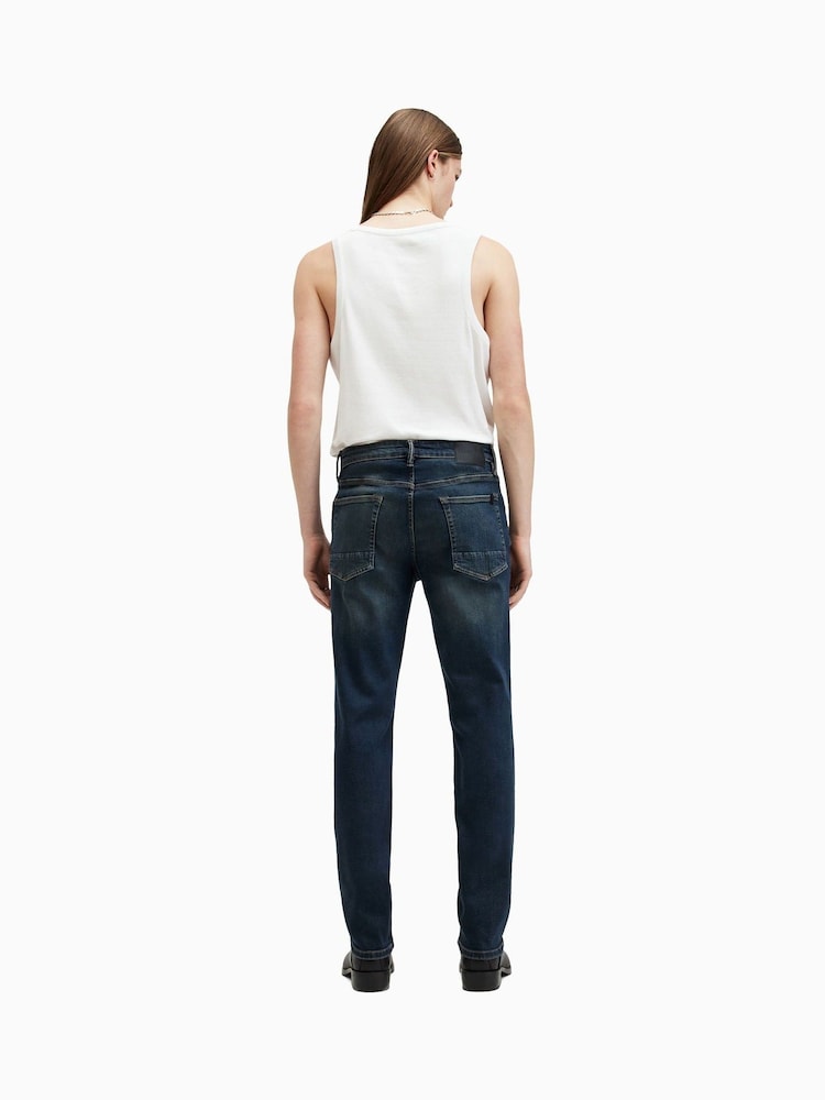 AllSaints Blue SID Jeans - Image 4 of 8