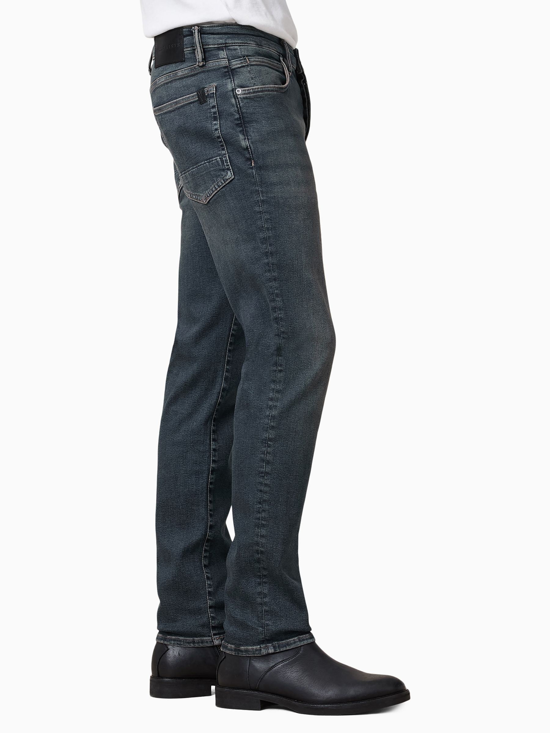 Buy AllSaints Blue Sid Blue Skinny Jeans from Next Romania