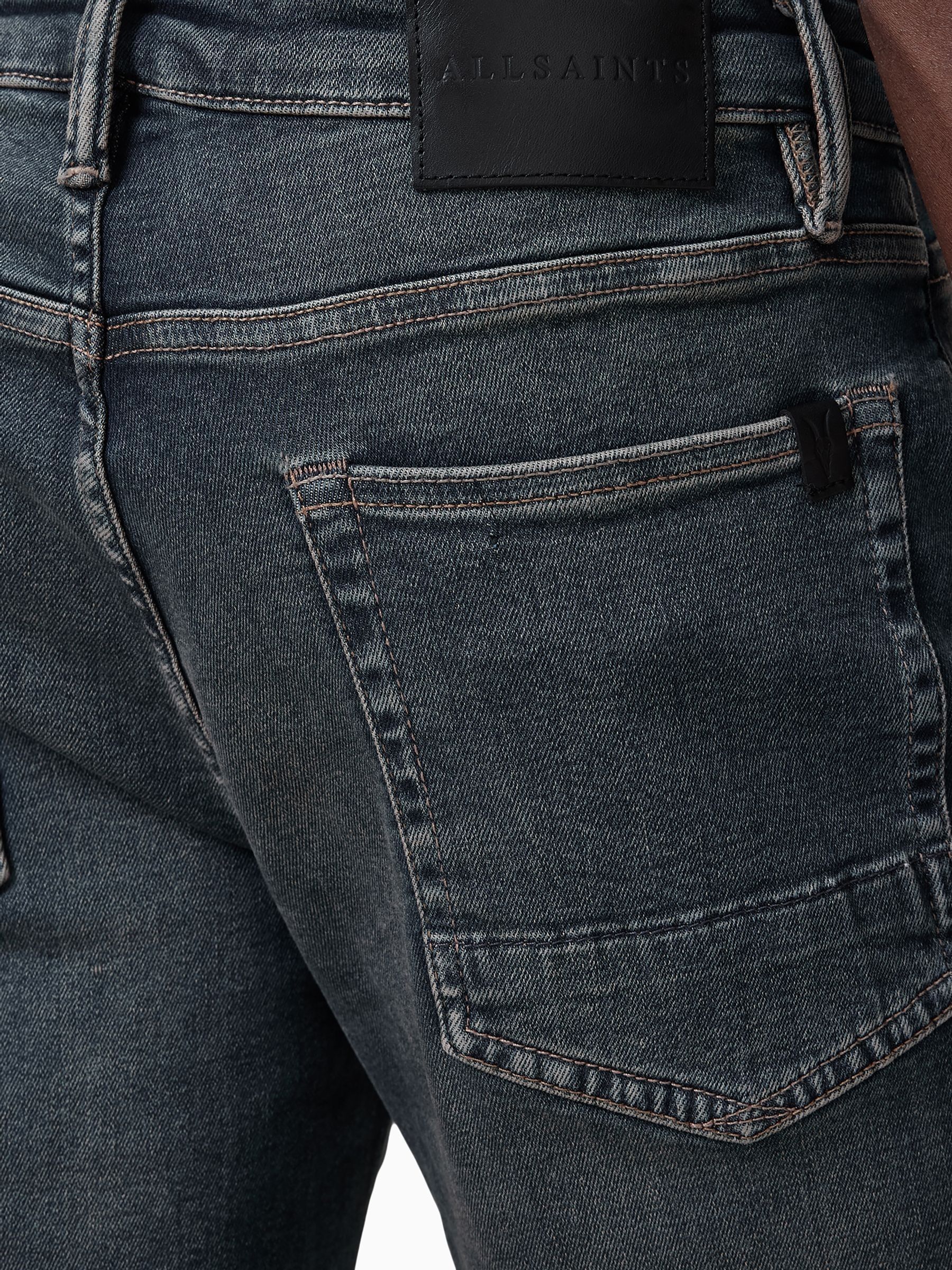 Buy AllSaints Blue Sid Blue Skinny Jeans from Next Romania