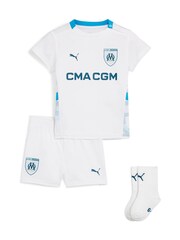 Puma White Olympique De Marseille Home Babykit 2024-25 - Image 1 of 2