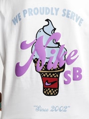 Nike White SB 100% Cotton T-Shirt - Image 5 of 7