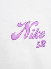 Nike White SB 100% Cotton T-Shirt - Image 6 of 7