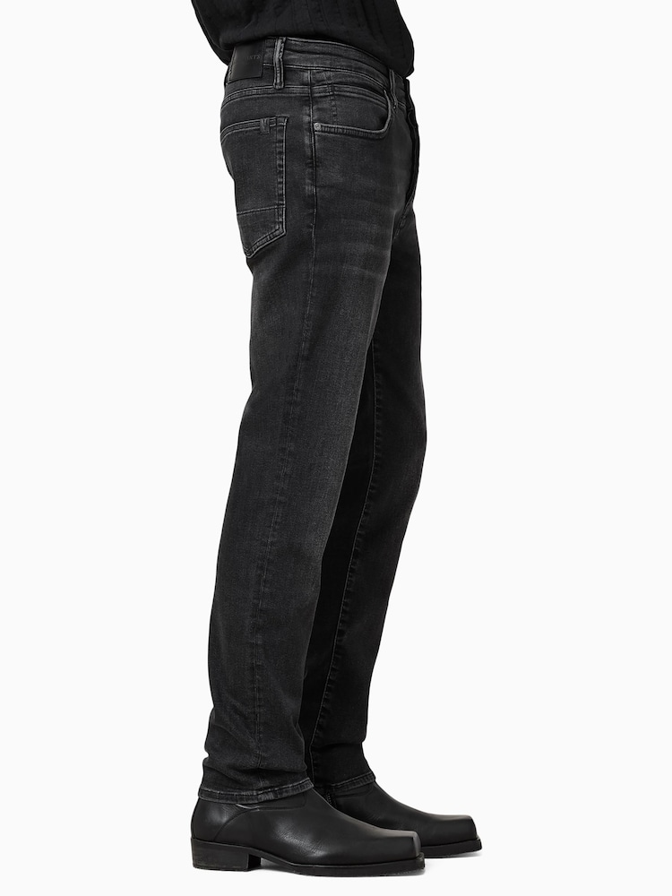 AllSaints Black Sid Blue Skinny Jeans - Image 7 of 10