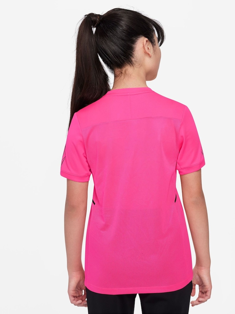 Nike Hyper Pink Kylian Mbappe Academy 25 Dri-FIT Football T-Shirt - Image 2 of 10