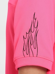 Nike Hyper Pink Kylian Mbappe Academy 25 Dri-FIT Football T-Shirt - Image 8 of 10
