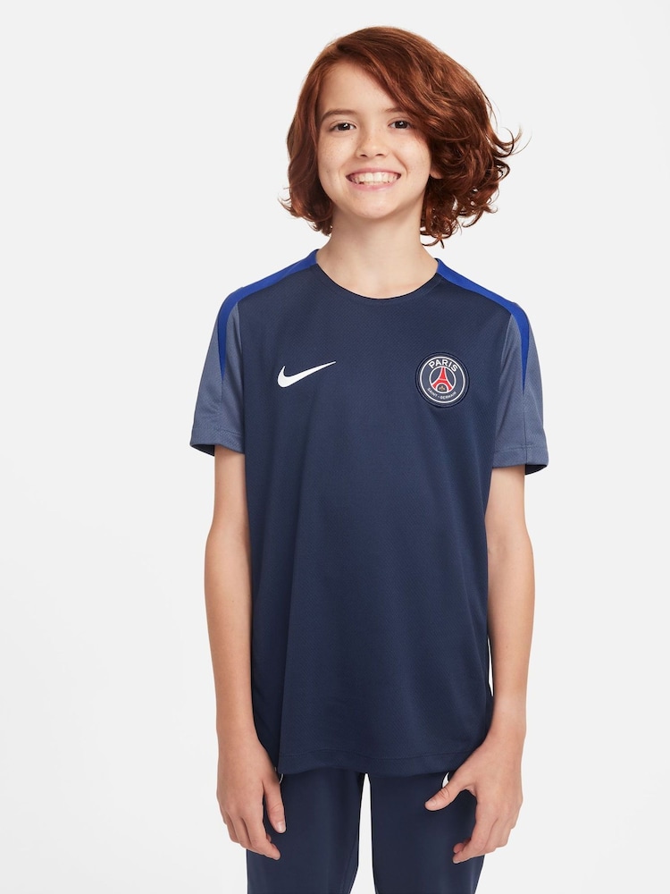 Nike Blue PSG Strike Football T-Shirt - Image 1 of 3