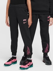 Nike Black Kylian Mbappe Club Fleece Football Joggers - Image 3 of 9