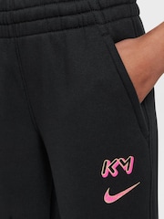 Nike Black Kylian Mbappe Club Fleece Football Joggers - Image 7 of 9