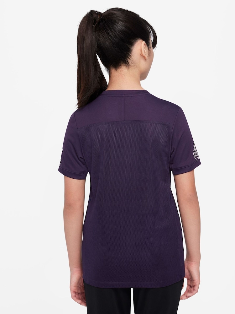 Nike Grand Purple Kylian Mbappe Academy 25 Dri-FIT Football T-Shirt - Image 2 of 10