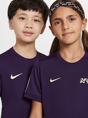 Nike Grand Purple Kylian Mbappe Academy 25 Dri-FIT Football T-Shirt - Image 6 of 10