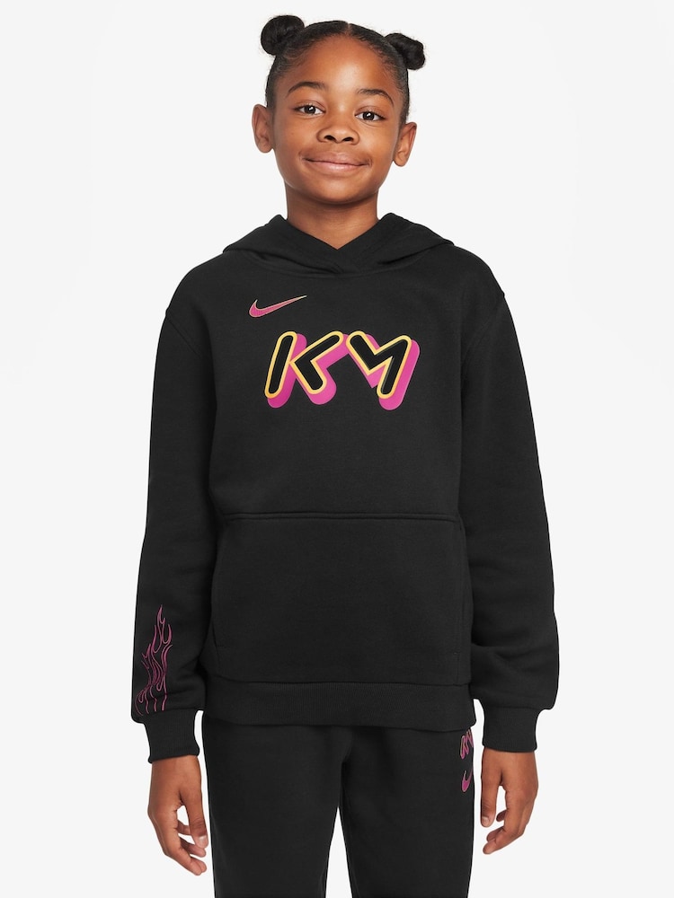 Nike Black Kylian Mbappe Club Fleece Football Hoodie - Image 1 of 11