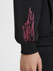 Nike Black Kylian Mbappe Club Fleece Football Hoodie - Image 8 of 11