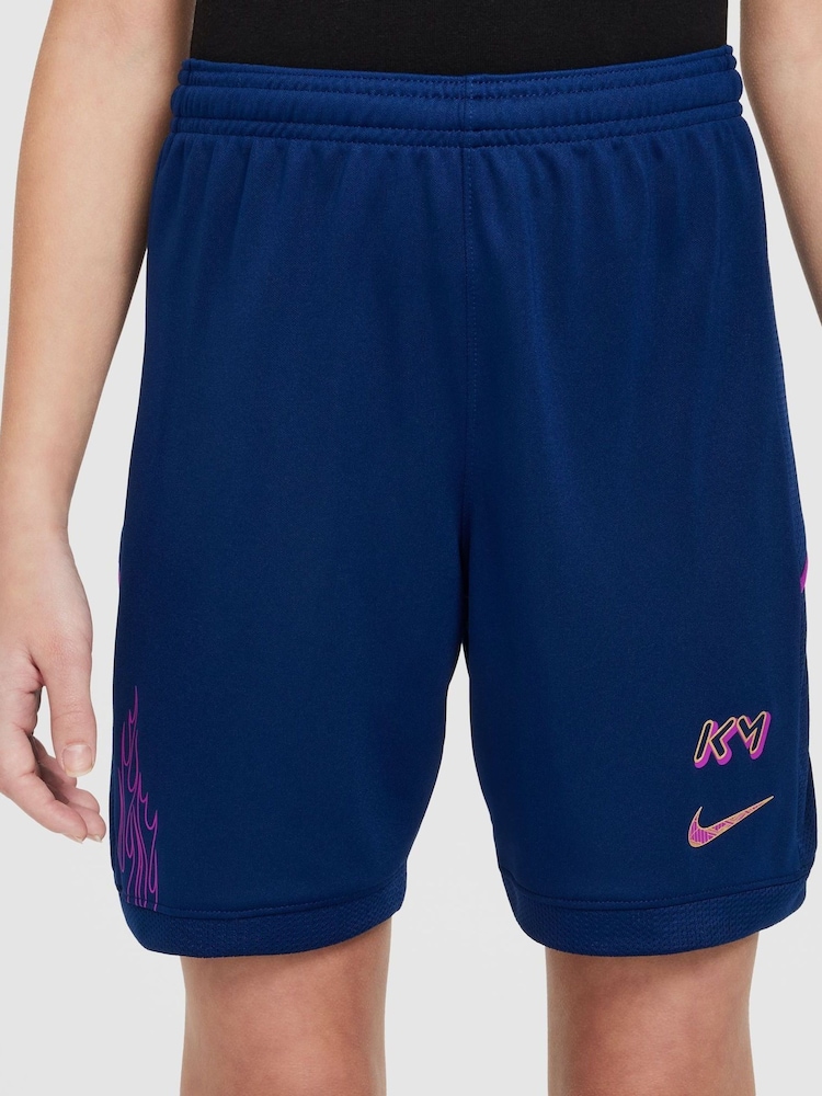 Nike Blue Void Kylian Mbappe Dri-FIT Academy25 Shorts - Image 3 of 10