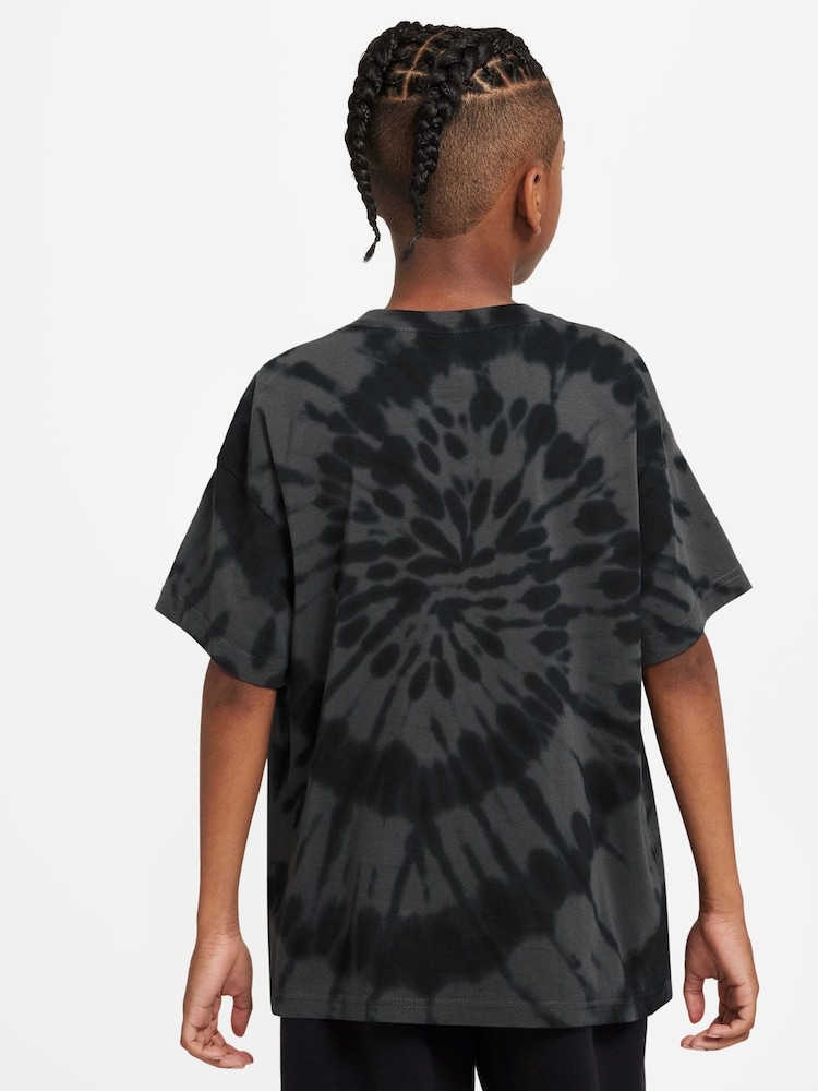 Nike Black Sportswear 100% Cotton T-Shirt - Image 2 of 3