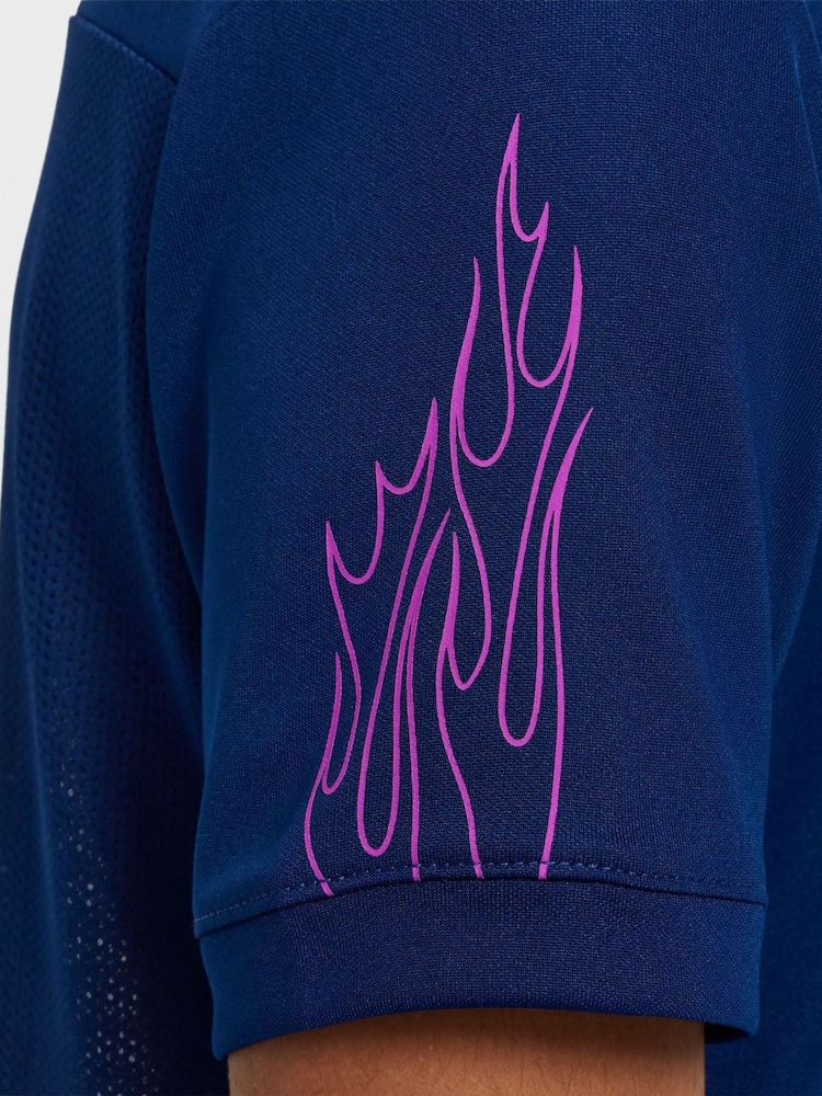 Nike Blue Void Kylian Mbappe Academy 25 Dri-FIT Football T-Shirt - Image 10 of 10