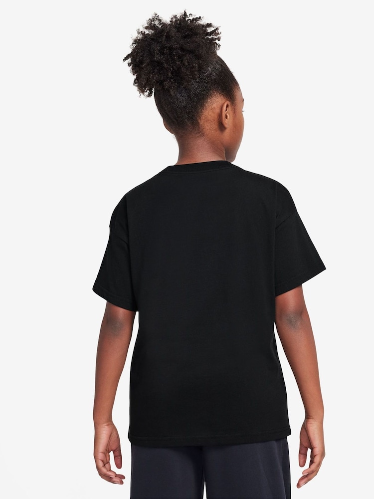 Nike Black 100% Cotton Sportswear T-Shirt - Image 2 of 3
