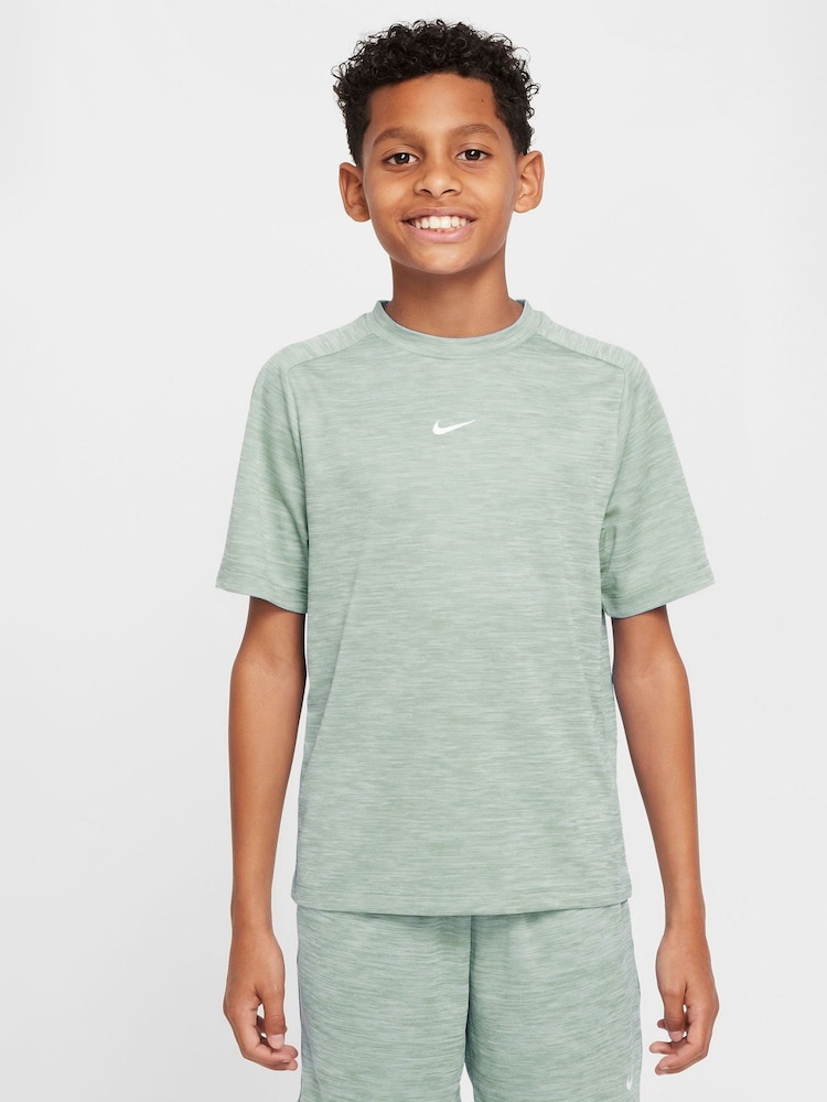 Nike Steam Green Multi Dri-FIT Short Sleeve T-Shirt - Image 1 of 3